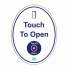 Automatic Door 'Touch To Open' Oval Touch Sensor (Hardwired)