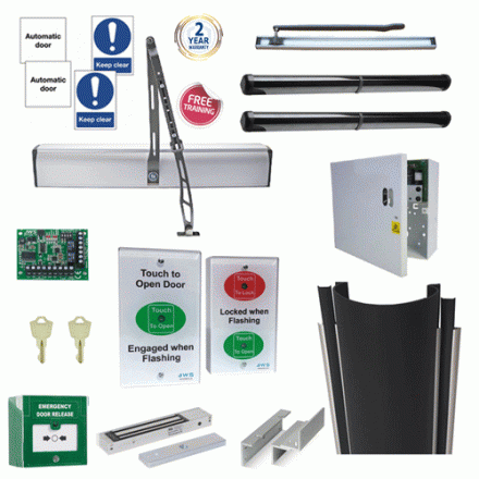 Automatic Toilet Door & Locking Complete Kit