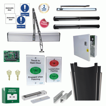 Automatic Toilet Door & Locking Complete Kit 2