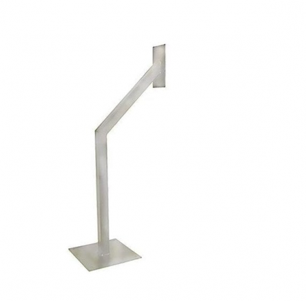 Car height goose neck post, stainless steel