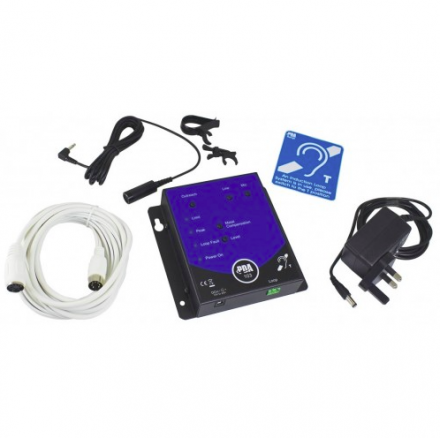 Hearing loop amplifier for shop counters & kiosks