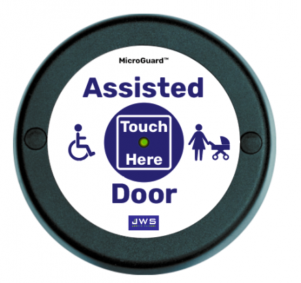 Automatic Door 'Assisted Door' Round Touch Sensor (Hardwired)