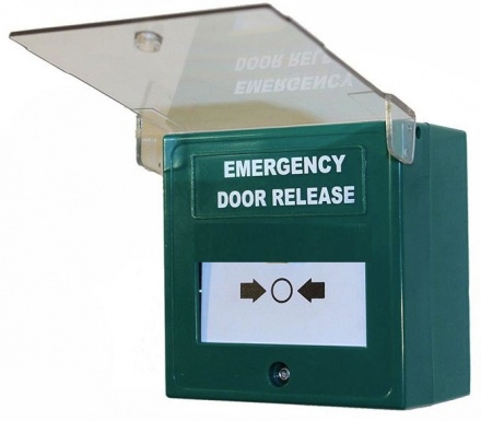 Break Glass Call Point Green Emergency Door Release Self Resetting