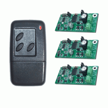 JWS 3 Channel Fob & three Receivers