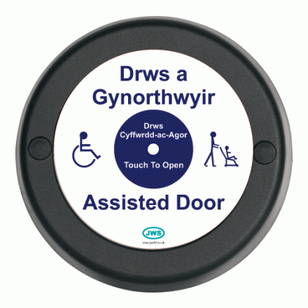 JWS 'Assisted Door' Touch Sensor (Wireless) *Bilingual:Welsh*