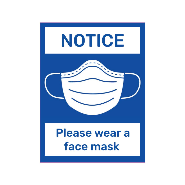Download Covid-19 Signage - Please wear mask Access Control ...