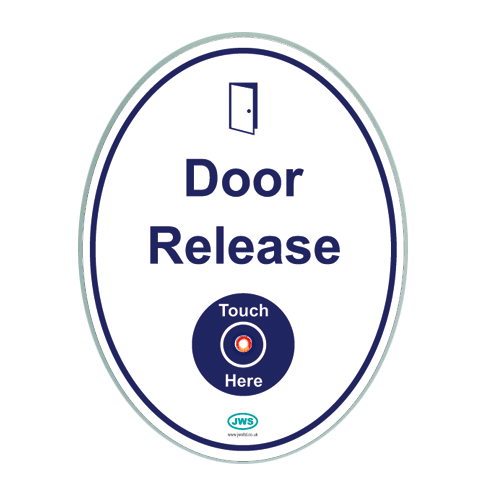 Automatic Door 'Door Release'  Oval Touch Sensor (Hardwired)