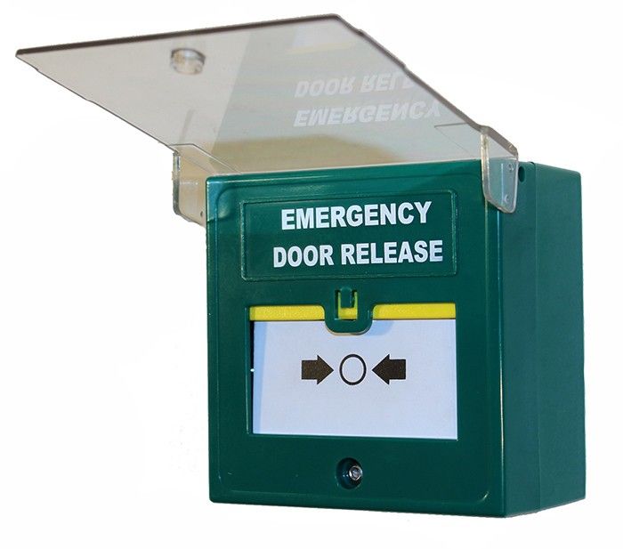 RGL Green Emergency Break Glass Units Access Control & Automatic Door Equipment
