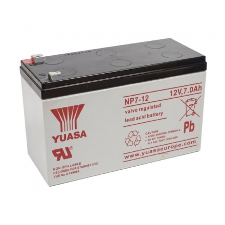 Yuasa NP7-12 12V 7Ah Sealed Lead Acid Rechargeable Battery